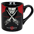 V for Vendetta Freedom Forever Black Mug